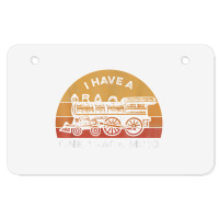 I Have A One Track Mind Railroad Collector Model T Atv License Plate | Artistshot