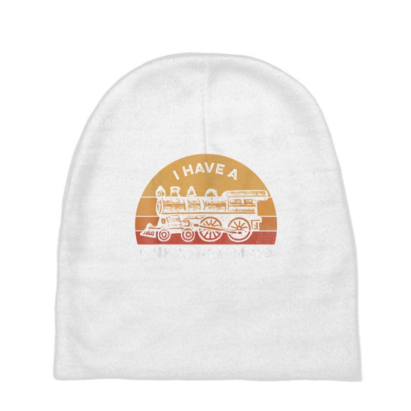 I Have A One Track Mind Railroad Collector Model T Baby Beanies | Artistshot