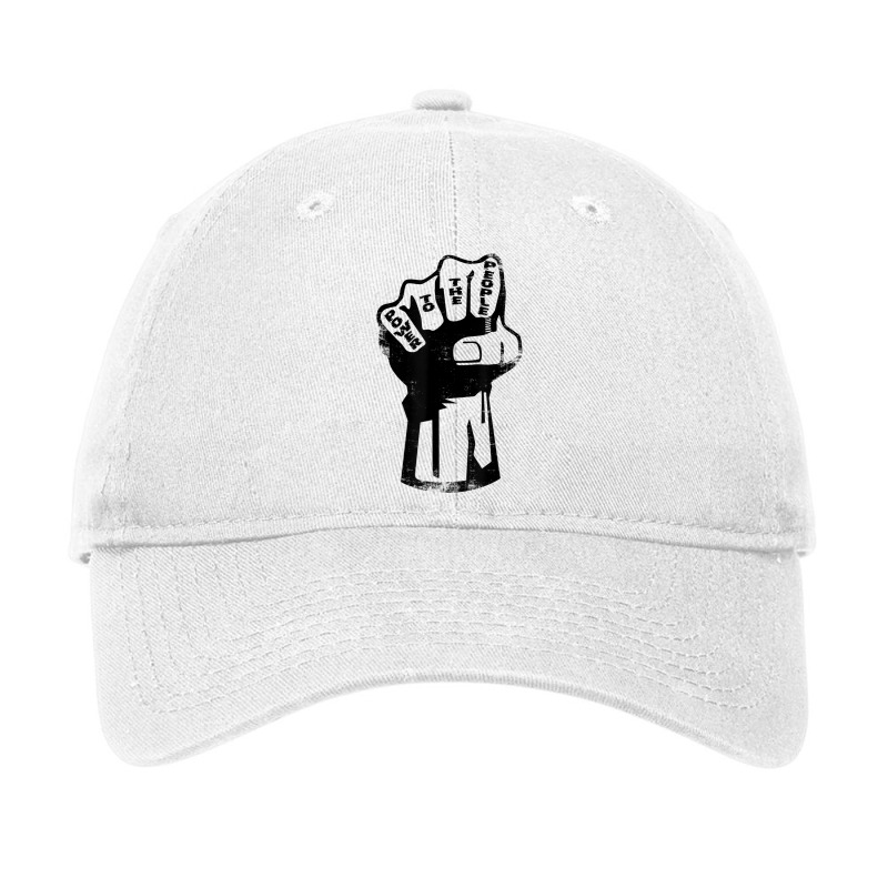 Power To The People Fist   Protest T Shirt Adjustable Cap by africaka | Artistshot