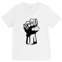 Power To The People Fist   Protest T Shirt V-neck Tee | Artistshot