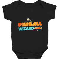 Classic Retro Pinball Design   Pinball Wizard T Sh Baby Bodysuit | Artistshot