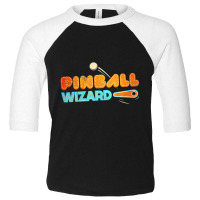 Classic Retro Pinball Design   Pinball Wizard T Sh Toddler 3/4 Sleeve Tee | Artistshot