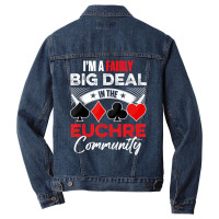 Euchre Game   I'm A Fairly Good Deal In The Euchre Men Denim Jacket | Artistshot