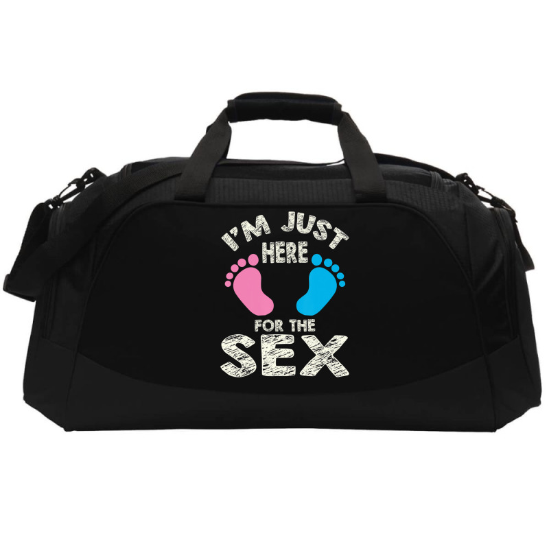 I'm Here For The Sex T Shirt   Boy Or Girl Family Active Duffel | Artistshot