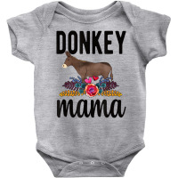 Proud Donkey Mama Donkey Farmer Donkey Owner T Shi Baby Bodysuit | Artistshot