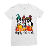 Boston Terrier Dog Lover Fall Ya'll Halloween Cost Ladies Fitted T-shirt | Artistshot