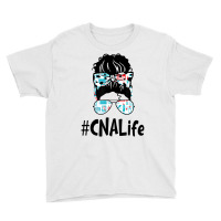 Messy Bun Cna Life Nurse Gift 2021 Ideas Funny T S Youth Tee | Artistshot