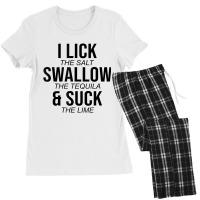 I Lick The Salt Swallow The Tequilla Cinco De Mayo Women's Pajamas Set | Artistshot