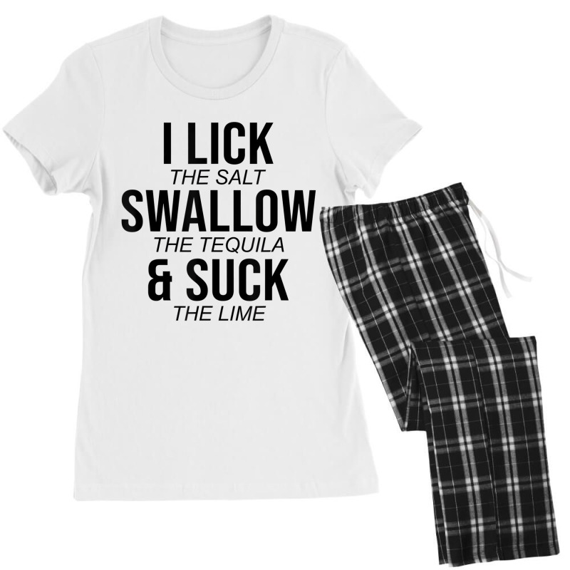 I Lick The Salt Swallow The Tequilla Cinco De Mayo Women's Pajamas Set by arainro | Artistshot