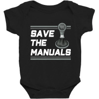 Vintage Save The Stick Manual Transmission Car T S Baby Bodysuit | Artistshot