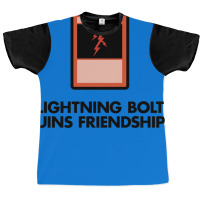 Lightning Bolt Ruins Friendships 19 Graphic T-shirt | Artistshot