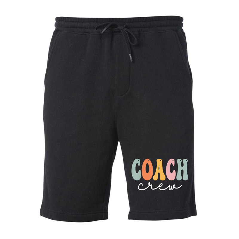 Coach Crew Retro Groovy Vintage Happy First Day Of Fleece Short | Artistshot