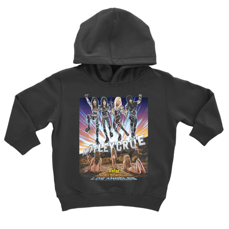 MÃ¶tley CrÃ¼e   The Stadium Tour Los Angeles T Toddler Hoodie by fiddolamuf | Artistshot