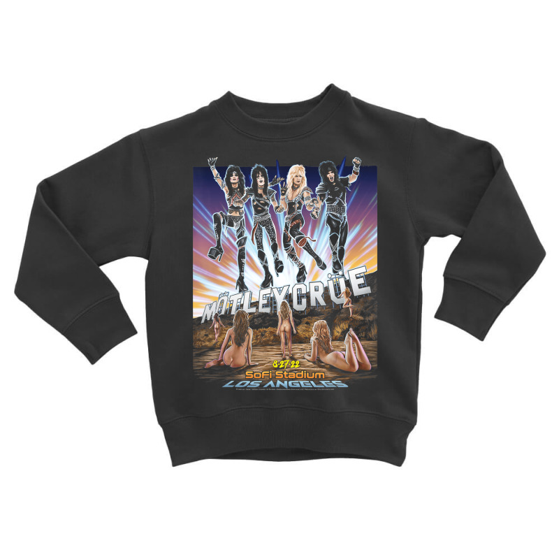 MÃ¶tley CrÃ¼e   The Stadium Tour Los Angeles T Toddler Sweatshirt by fiddolamuf | Artistshot