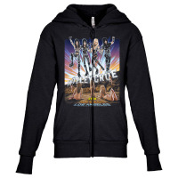 MÃ¶tley CrÃ¼e   The Stadium Tour Los Angeles T Youth Zipper Hoodie | Artistshot