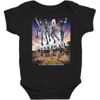 MÃ¶tley CrÃ¼e   The Stadium Tour Los Angeles T Baby Bodysuit | Artistshot