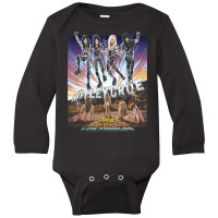 MÃ¶tley CrÃ¼e   The Stadium Tour Los Angeles T Long Sleeve Baby Bodysuit | Artistshot