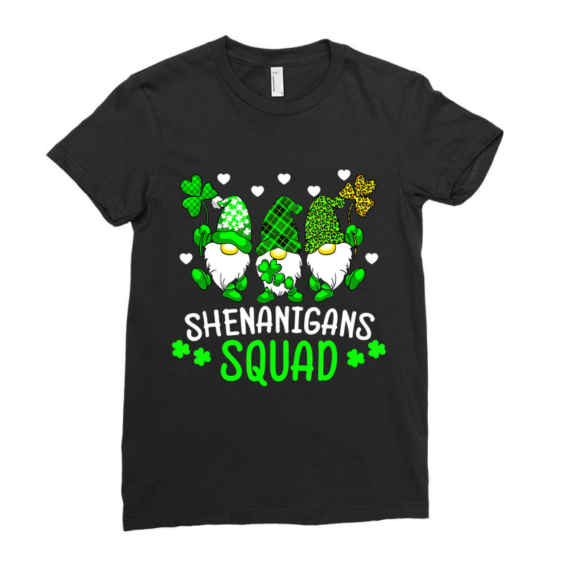 Funny Time For Shenanigans Squad St Patrick's Day Ladies Fitted T-Shirt by saterseim | Artistshot