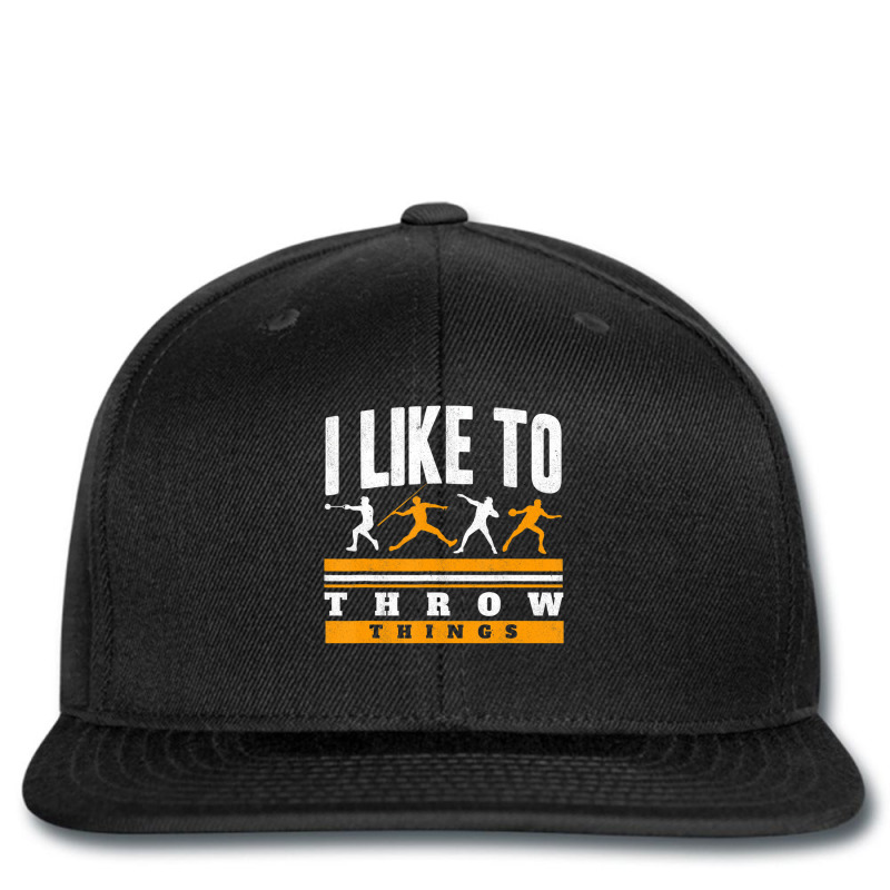 I Like To Throw Things Track And Field Thrower Sho Printed hat by arainro | Artistshot