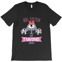 Big Sister Of Twin Family T-shirt | Artistshot