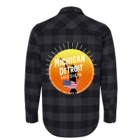 Michigan Detroit Mormon Lds Mission Missionary Gif Flannel Shirt | Artistshot