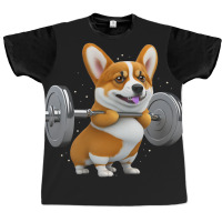 Funny Corgi Lifting Funny Corgi Costume Corgi Love Graphic T-shirt | Artistshot