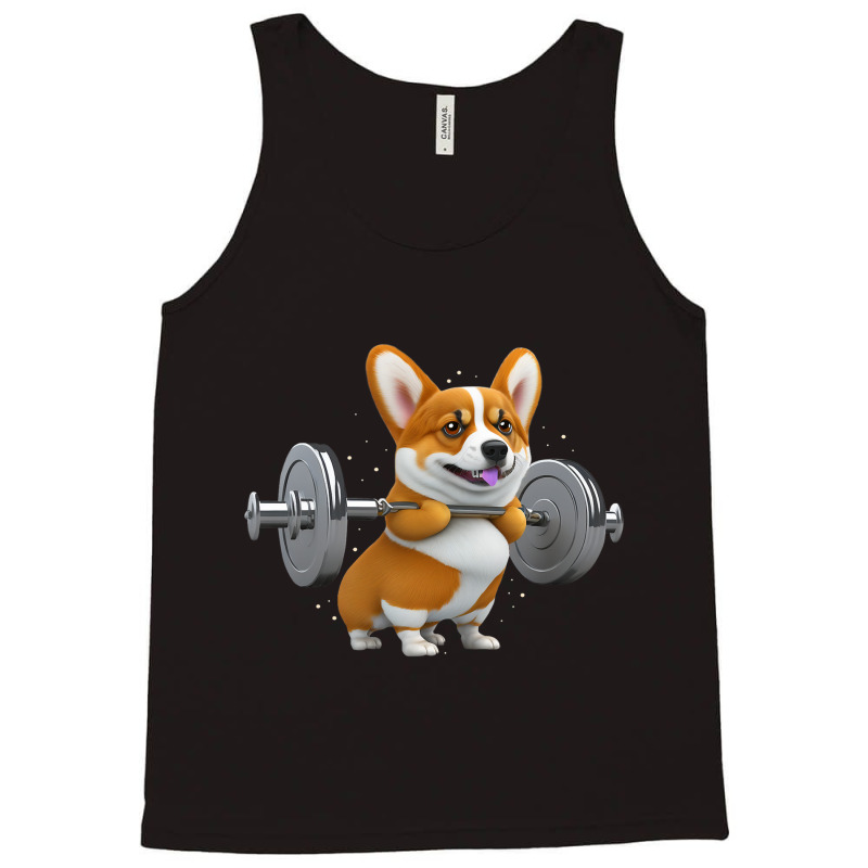 Funny Corgi Lifting Funny Corgi Costume Corgi Love Tank Top by JESSICAMARTINA | Artistshot