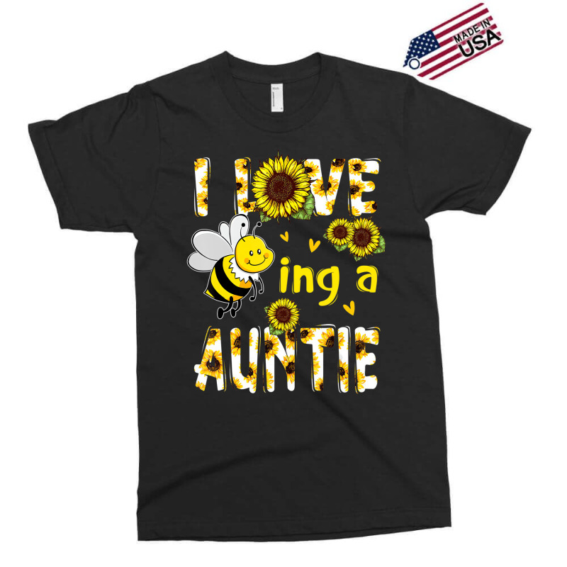 I Love Being A Auntie Sunflower Bee, Mother's Day Exclusive T-shirt | Artistshot