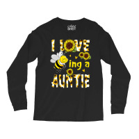 I Love Being A Auntie Sunflower Bee, Mother's Day Long Sleeve Shirts | Artistshot