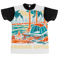 Wander Often Camping Traveling Hiking Wildlife T S Graphic T-shirt | Artistshot