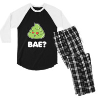 His And Her Funny Couple Wasa Bae Food Matching Men's 3/4 Sleeve Pajama Set | Artistshot