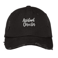 Assistant Director  School Drama And Musical Theat Vintage Cap | Artistshot