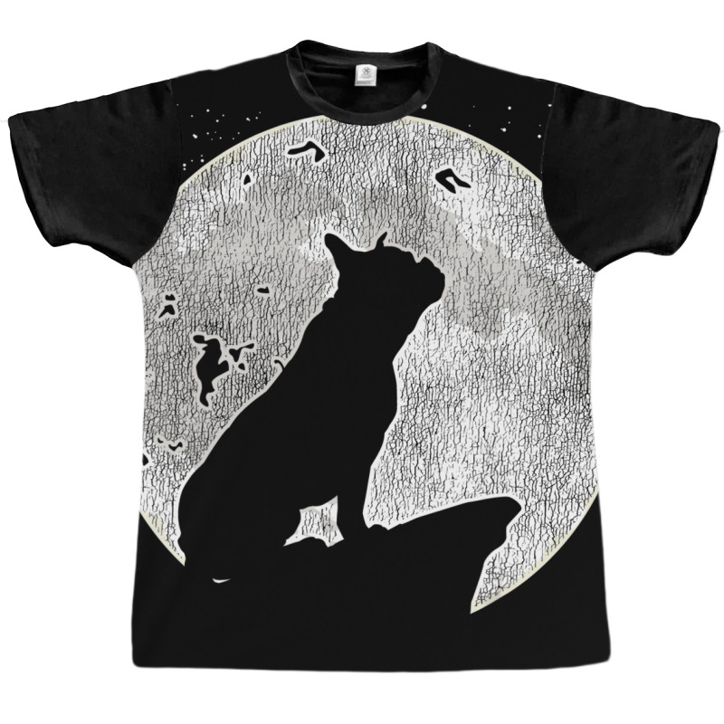 Mountain Moon Frenchie Dog Pet Owner Gift French B Graphic T-shirt | Artistshot