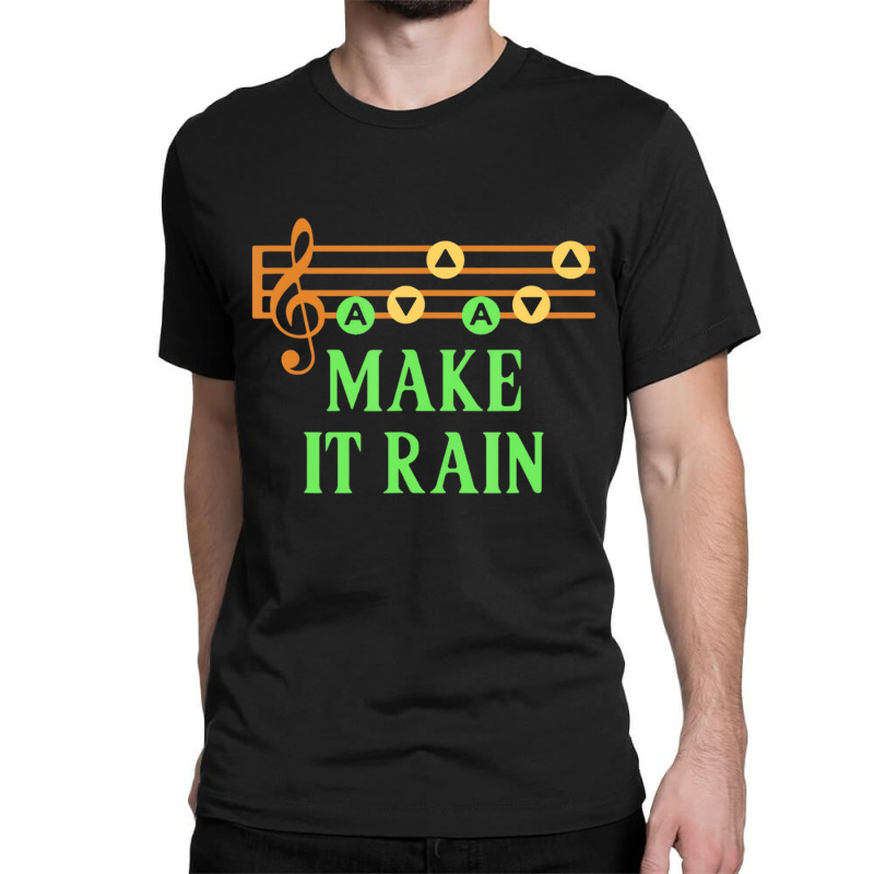 Make It Rain Song Of Storms  Awesome 90's Novelty Classic T-shirt | Artistshot