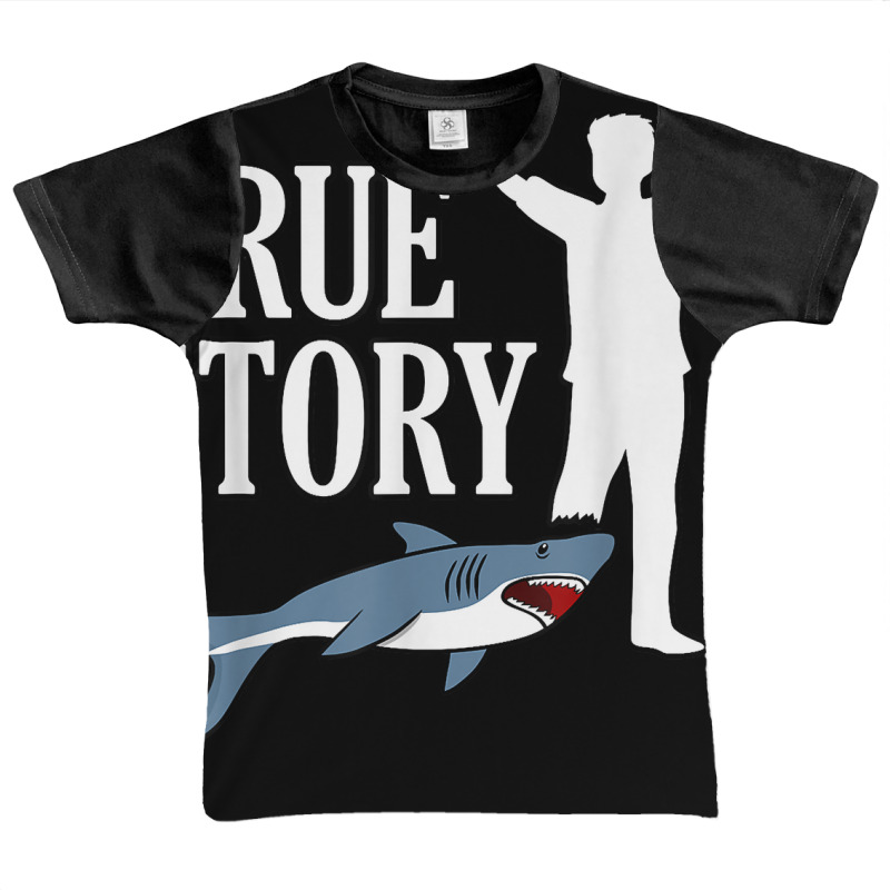 True Shark Story Fun Leg Amputee Prosthetic Surger Graphic Youth T-shirt by yucalsye | Artistshot