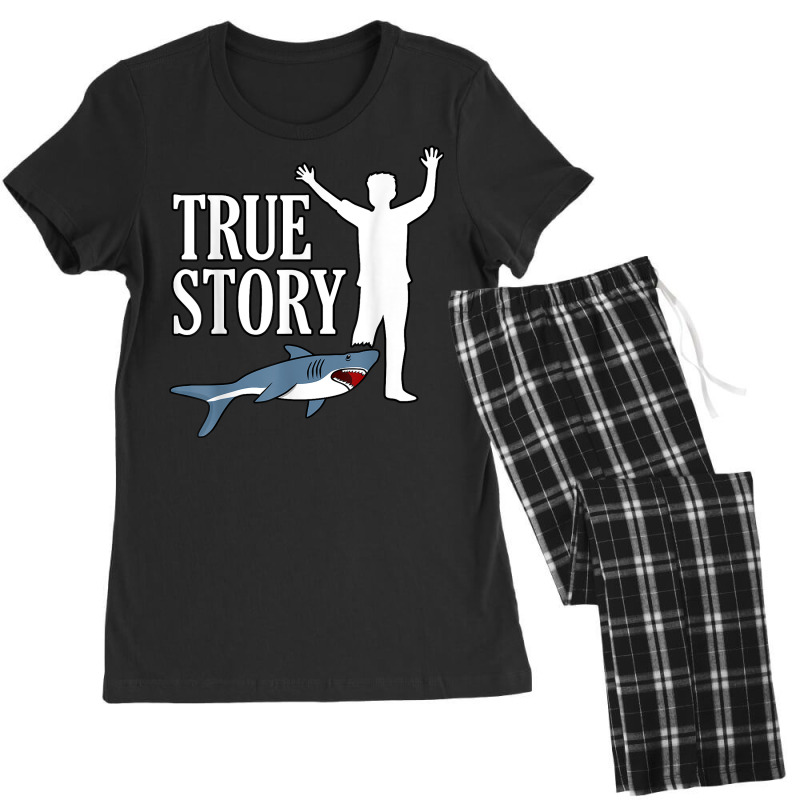 True Shark Story Fun Leg Amputee Prosthetic Surger Women's Pajamas Set by yucalsye | Artistshot