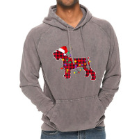 Miniature Schnauzer Dog Lights Christmas Matching Vintage Hoodie | Artistshot