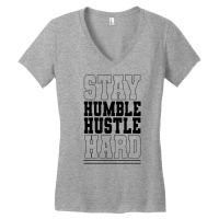 Keep Calm And Hustle Hard Money Capitalism Cash Sa Women's V-neck T-shirt | Artistshot