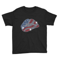 July 4th Usa Lips Flag Bling Rhinestone Men Woman Youth Tee | Artistshot