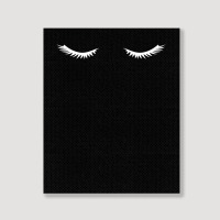 Eyelash Extension Lashes Cosmetologist T Shirt Portrait Canvas Print | Artistshot