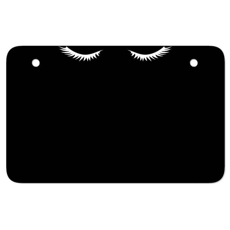 Eyelash Extension Lashes Cosmetologist T Shirt ATV License Plate by imelde | Artistshot