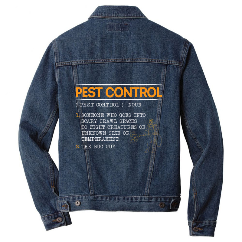 Exterminator Animal Control Pest Control T Shirt Men Denim Jacket by lavinia | Artistshot