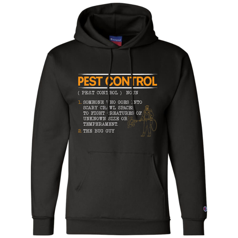 Exterminator Animal Control Pest Control T Shirt Champion Hoodie by lavinia | Artistshot