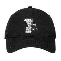 American Football Lineman Because Brick Wall Funny Adjustable Cap | Artistshot