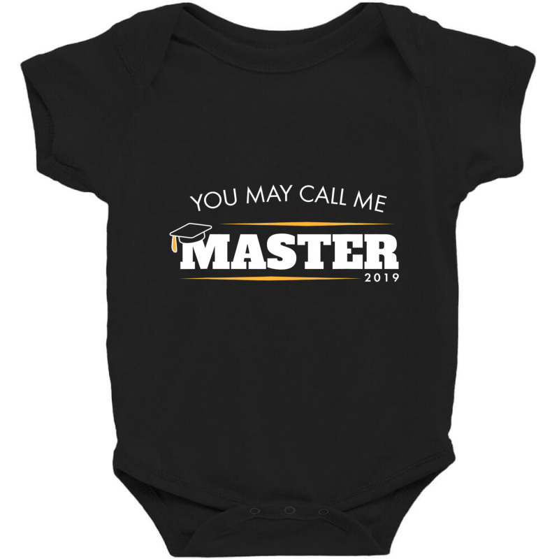 Funny Masters Degree Gift You May Call Me Master G Baby Bodysuit by mogakino | Artistshot