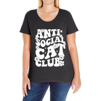 New Cat Club Cool Slogan In Shirt Ladies Curvy T-shirt | Artistshot