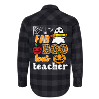 Fab Boo Lous Teacher Funny Halloween Costume Women Flannel Shirt | Artistshot