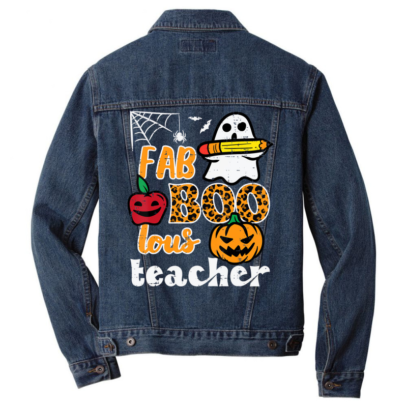 Fab Boo Lous Teacher Funny Halloween Costume Women Men Denim Jacket by lavinia | Artistshot