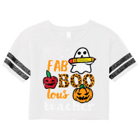 Fab Boo Lous Teacher Funny Halloween Costume Women Scorecard Crop Tee | Artistshot