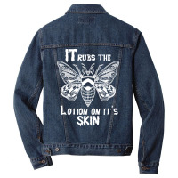 It Rubs The Lotion On The Skin. Pullover Hoodie Men Denim Jacket | Artistshot